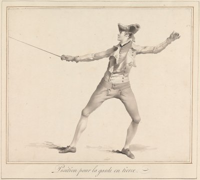 Position pour la garde en tierce - James Gwin