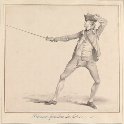 Première position du salut - James Gwin