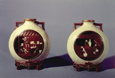 Paire de vases de Worcester - James Hadley