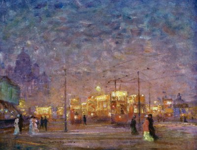 Terminus du tramway électrique, Pier Head - James Hamilton Hay