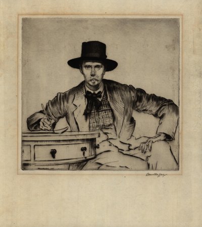Portrait du graveur J. Hamilton Hay, 1915 - James Hamilton Hay