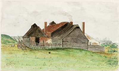 Cottage près de Trow Rocks - James Henry Cleet