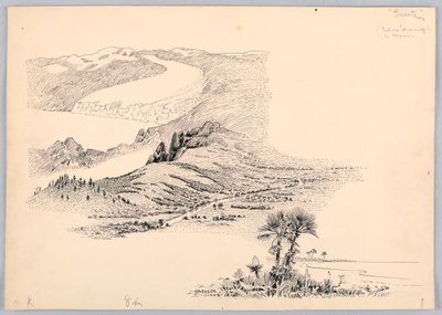 Trois Paysages, Conception pour le Dîner du Washington Board of Trade, 13 mai 1908 - James Henry Moser