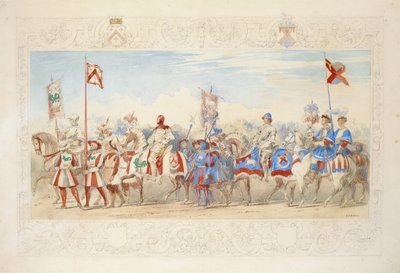 Archibald, Comte de Cassilis, Chevalier du Dauphin, 1839 - James Henry Nixon