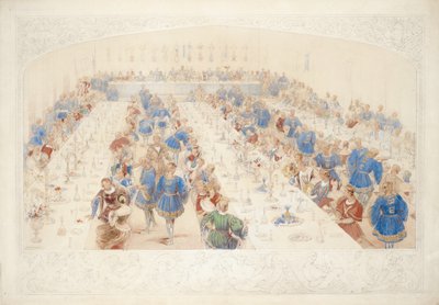 Le banquet, 1839 - James Henry Nixon