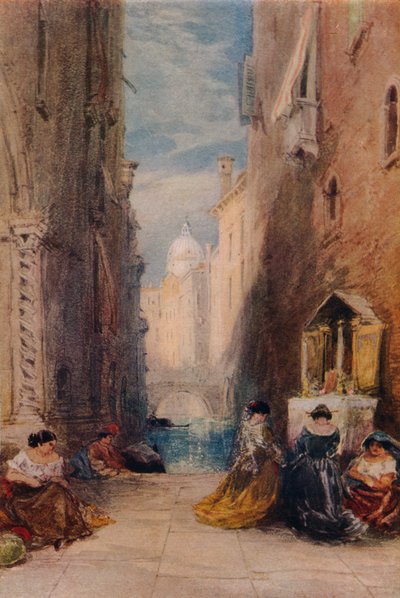 Un sanctuaire à Venise, vers 1820-1870, 1924 - James Holland