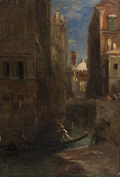 Vue vers San Giorgio dei Greci, Venise, 1844 - James Holland