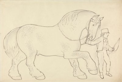 Cheval de trait conduit - James Howe