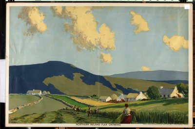 Irlande du Nord - Culture du lin, de la série 