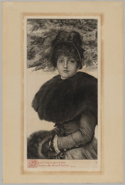 Une promenade hivernale - James Jacques Joseph Tissot