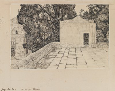 Un coin du Haram (illustration de La Vie de Notre Seigneur Jésus-Christ) - James Jacques Joseph Tissot