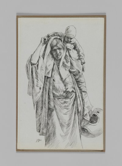 Une femme typique de Jérusalem, illustration de La Vie de Notre Seigneur Jésus-Christ - James Jacques Joseph Tissot
