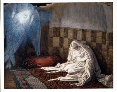 Annonciation, illustration pour La Vie du Christ, c.1886-96 - James Jacques Joseph Tissot