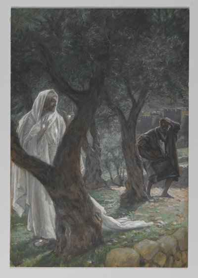 Apparition de Notre Seigneur à Saint Pierre, illustration de La Vie de Notre Seigneur Jésus-Christ, 1886-94 - James Jacques Joseph Tissot