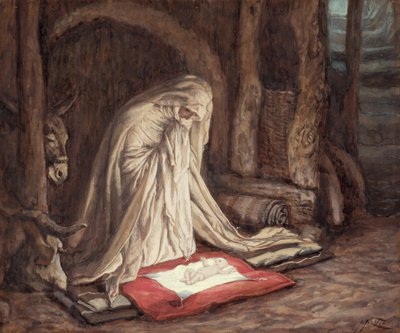 La Naissance de Notre Seigneur Jésus-Christ, illustration pour La Vie du Christ, c.1886-94 - James Jacques Joseph Tissot