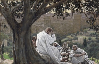 Le Christ prédisant la destruction du temple, illustration pour La Vie du Christ - James Jacques Joseph Tissot
