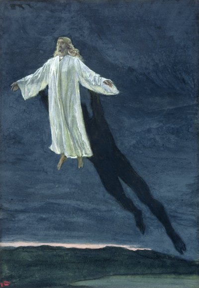 Christ emmené sur une haute montagne, illustration pour La Vie du Christ - James Jacques Joseph Tissot
