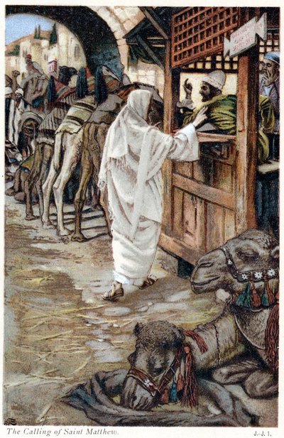 Christ appelant Matthieu, le collecteur d