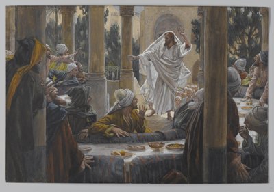 Malédictions contre les pharisiens, illustration de La vie de notre Seigneur Jésus-Christ, 1886-96 - James Jacques Joseph Tissot