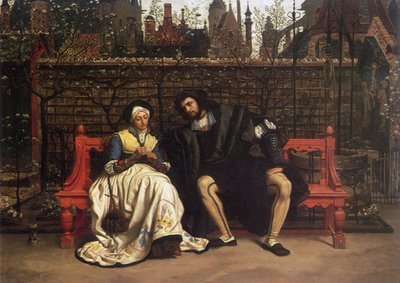 Faust et Marguerite dans le Jardin, 1861 - James Jacques Joseph Tissot