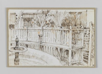 Jardin des derviches dansants au Caire, illustration de La Vie de Notre Seigneur Jésus-Christ - James Jacques Joseph Tissot