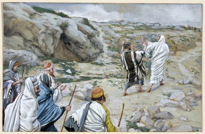 Arrière de moi, Satan, illustration pour La Vie du Christ - James Jacques Joseph Tissot