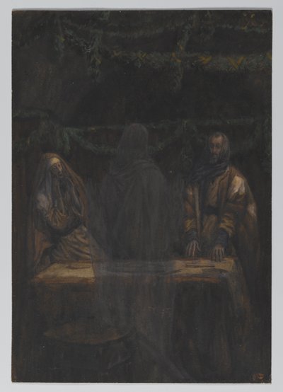 Il Disparut de Leur Vue, illustration de La Vie de Notre Seigneur Jésus-Christ, 1886-94 - James Jacques Joseph Tissot