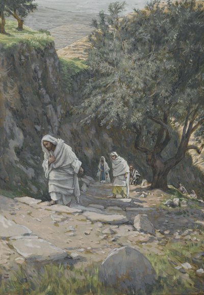 Il se rendit à Éphraïm, illustration de La Vie de Notre Seigneur Jésus-Christ, 1886-96 - James Jacques Joseph Tissot