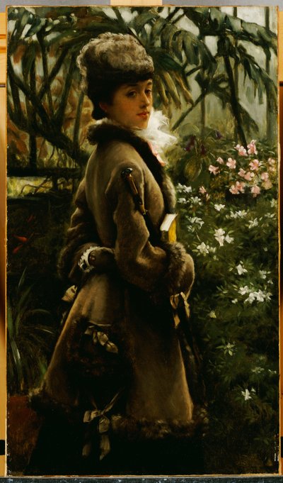 Dans la serre, vers 1867-69 - James Jacques Joseph Tissot