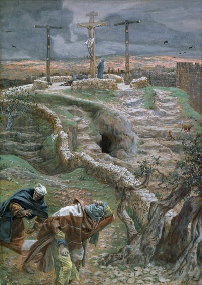 Jésus seul sur la croix, illustration pour La Vie du Christ - James Jacques Joseph Tissot
