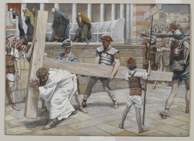 Jésus Portant la Croix, illustration de La Vie de Notre Seigneur Jésus-Christ, 1886-94 - James Jacques Joseph Tissot