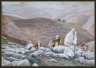 Jésus monte à Jérusalem, illustration pour La Vie du Christ - James Jacques Joseph Tissot