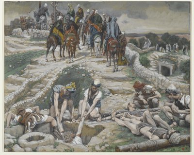 Jésus Sorti de la Citerne, illustration de La Vie de Notre Seigneur Jésus-Christ, 1886-94 - James Jacques Joseph Tissot
