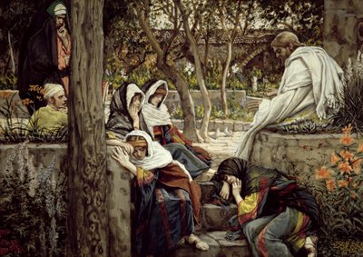 Jésus à Béthanie, illustration pour La Vie du Christ, c.1886-96 - James Jacques Joseph Tissot