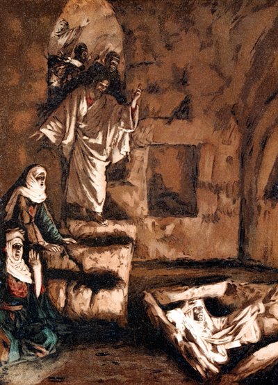 Jésus ressuscitant Lazare du tombeau, 1897 - James Jacques Joseph Tissot