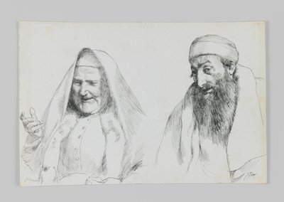 Juif et Juive, illustration de La Vie de Notre Seigneur Jésus-Christ - James Jacques Joseph Tissot