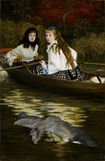 Sur la Tamise, un héron, c.1871-72 - James Jacques Joseph Tissot