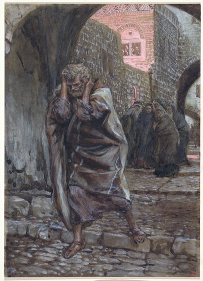 Pierre Sortit et Pleura Amèrement, illustration pour La Vie du Christ, vers 1886-94 - James Jacques Joseph Tissot