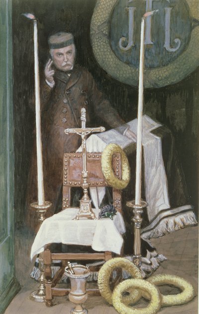 Portrait du Pèlerin (Autoportrait), illustration pour La Vie du Christ, vers 1886-96 - James Jacques Joseph Tissot