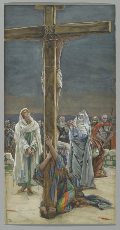 Stabat Mater. Femme, voici ton fils, illustration pour La Vie du Christ - James Jacques Joseph Tissot