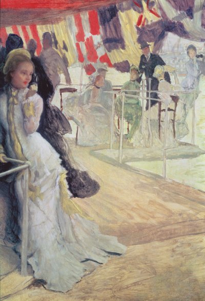Étude pour Le Bal à bord du navire, c.1874 - James Jacques Joseph Tissot