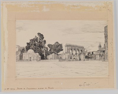 Site supposé du Temple (illustration de La Vie de Notre Seigneur Jésus-Christ) - James Jacques Joseph Tissot