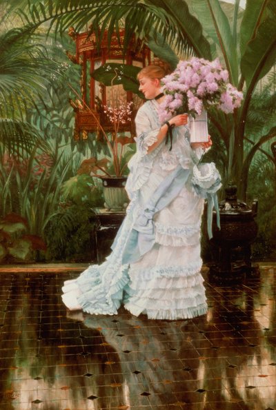 Le Bouquet de Lilas, vers 1875 - James Jacques Joseph Tissot