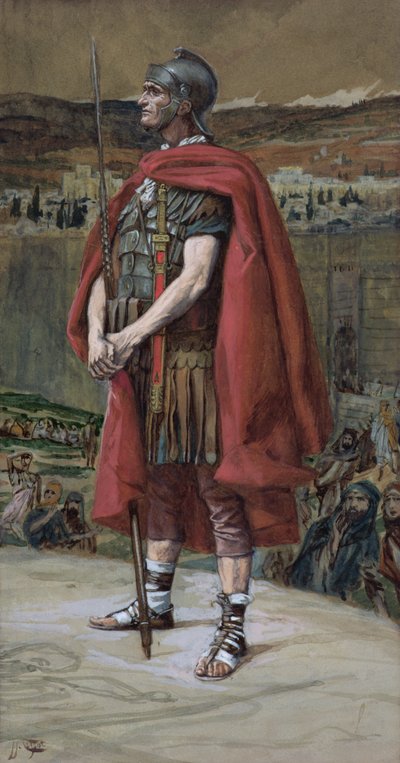 Le centurion, illustration pour La Vie du Christ, c.1886-94 - James Jacques Joseph Tissot