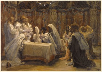 La communion des apôtres, illustration pour La vie du Christ - James Jacques Joseph Tissot