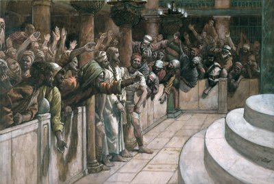 Le faux témoin, illustration pour La Vie du Christ - James Jacques Joseph Tissot