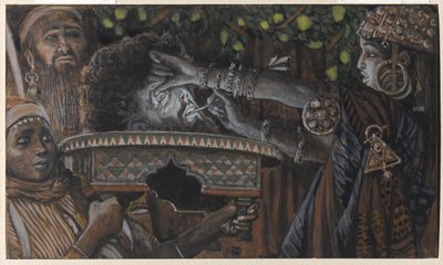 La tête de Saint Jean-Baptiste, illustration pour La vie du Christ - James Jacques Joseph Tissot