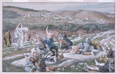 La guérison des lépreux, illustration pour La Vie du Christ - James Jacques Joseph Tissot