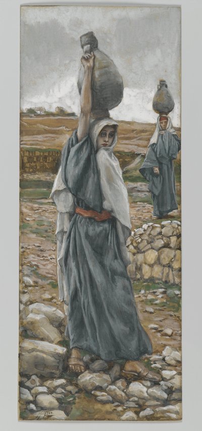 La Sainte Vierge dans sa jeunesse, illustration de La vie de notre Seigneur Jésus-Christ - James Jacques Joseph Tissot