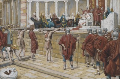 Le Jugement sur le Gabbatha, illustration de La Vie de Notre Seigneur Jésus-Christ, 1886-94 - James Jacques Joseph Tissot